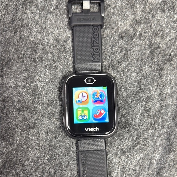 Vtech Black Smartwatch with Textured Band and Digital Display - Picture 7 of 12